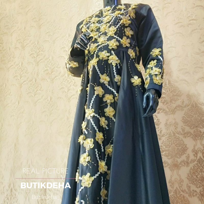 Nathania Hitam - Butik  Jahit  Pesan  Jual  Baju 